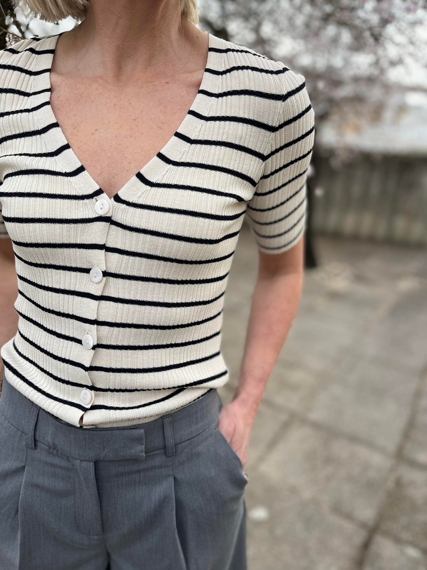 VMREBECCA Knit Cardigan - Birch