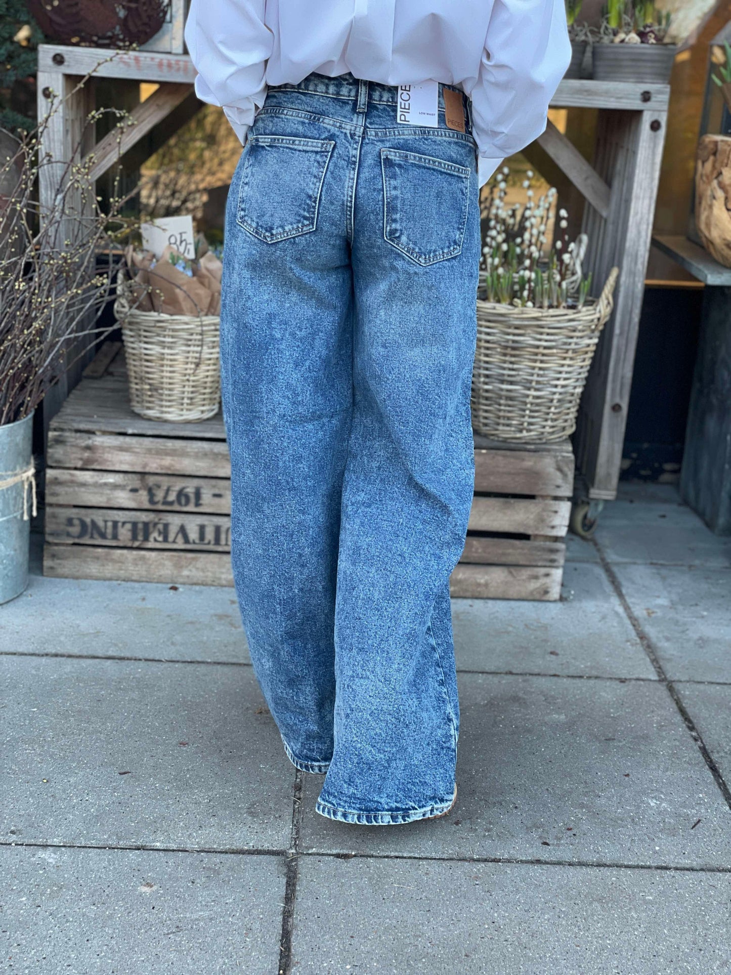 PCSELMA Jeans - Medium Blue Denim