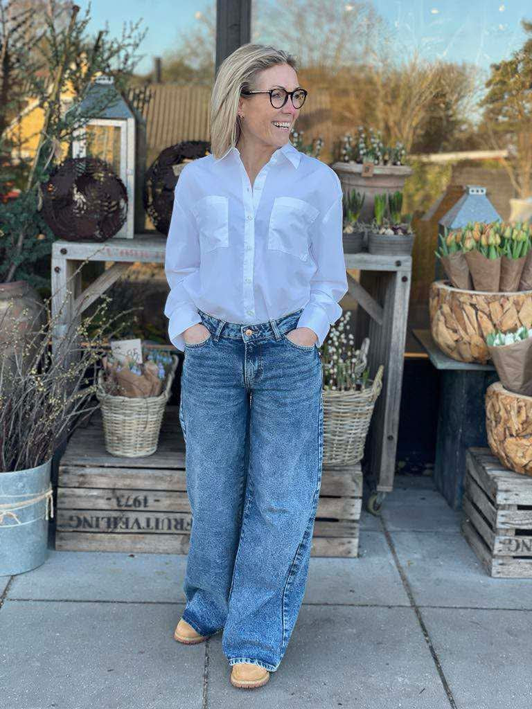 PCSELMA Jeans - Medium Blue Denim