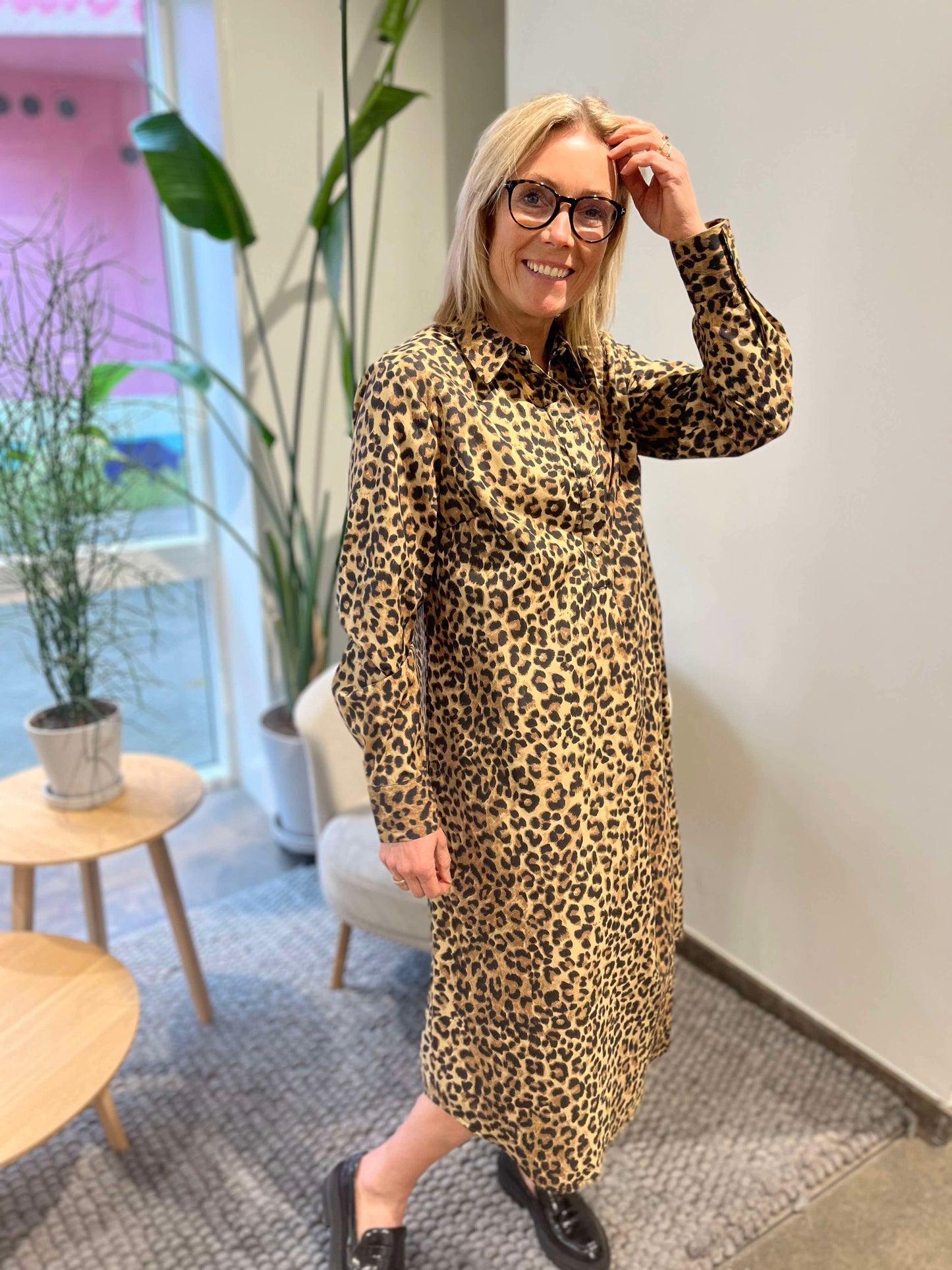 PCSLOE Midi Dress - Tannin