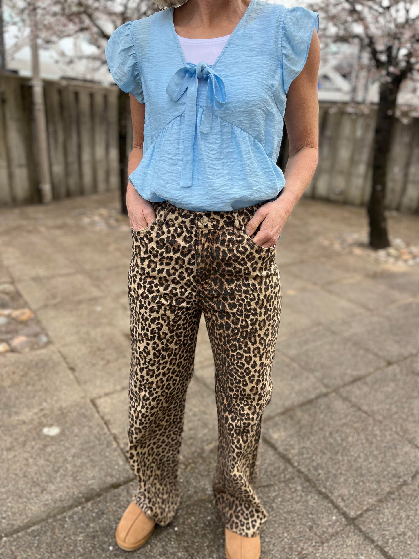 VMFLORA Top - Airy Blue