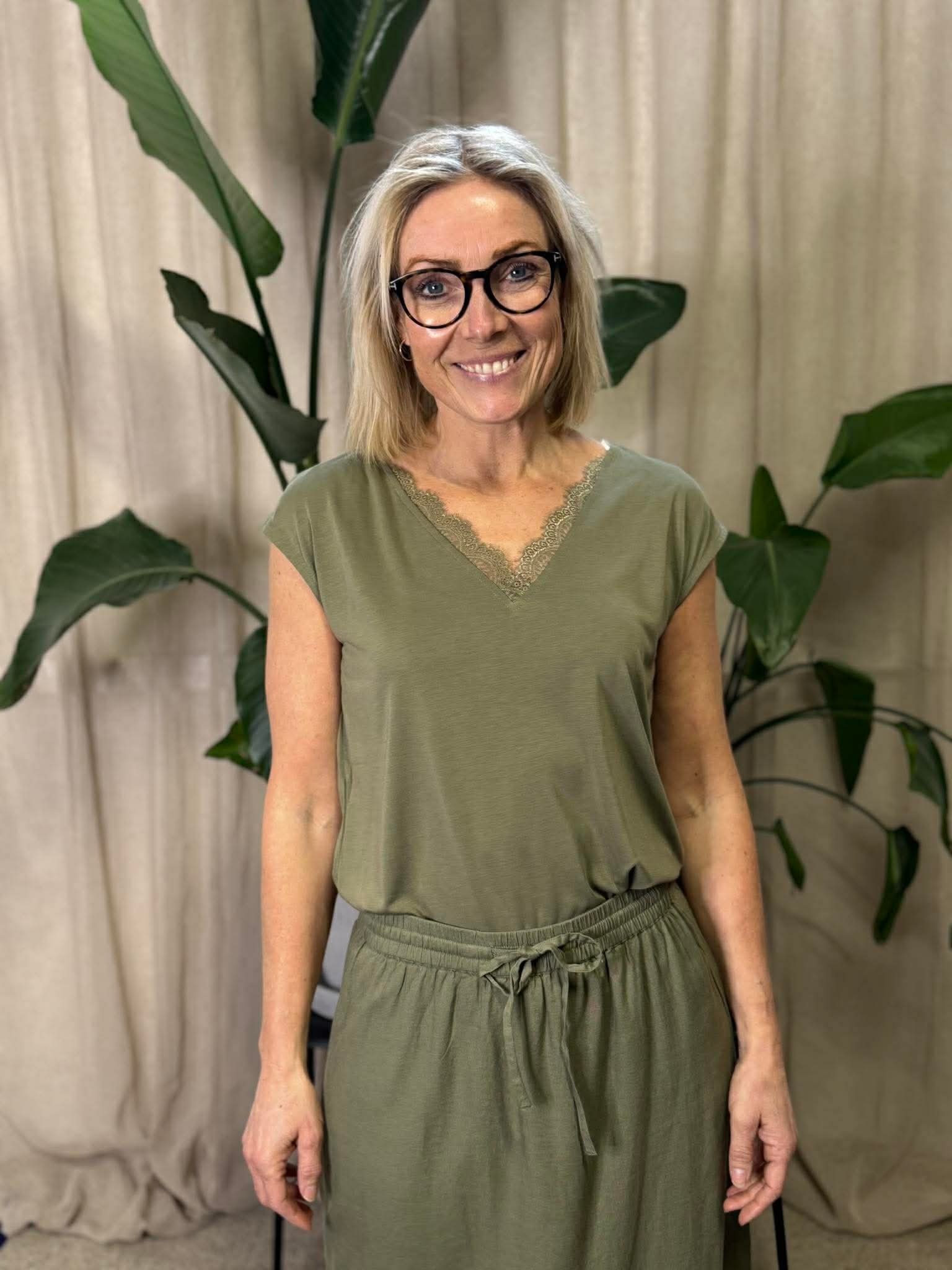 PCKAMALA T-Shirt - Grape Leaf