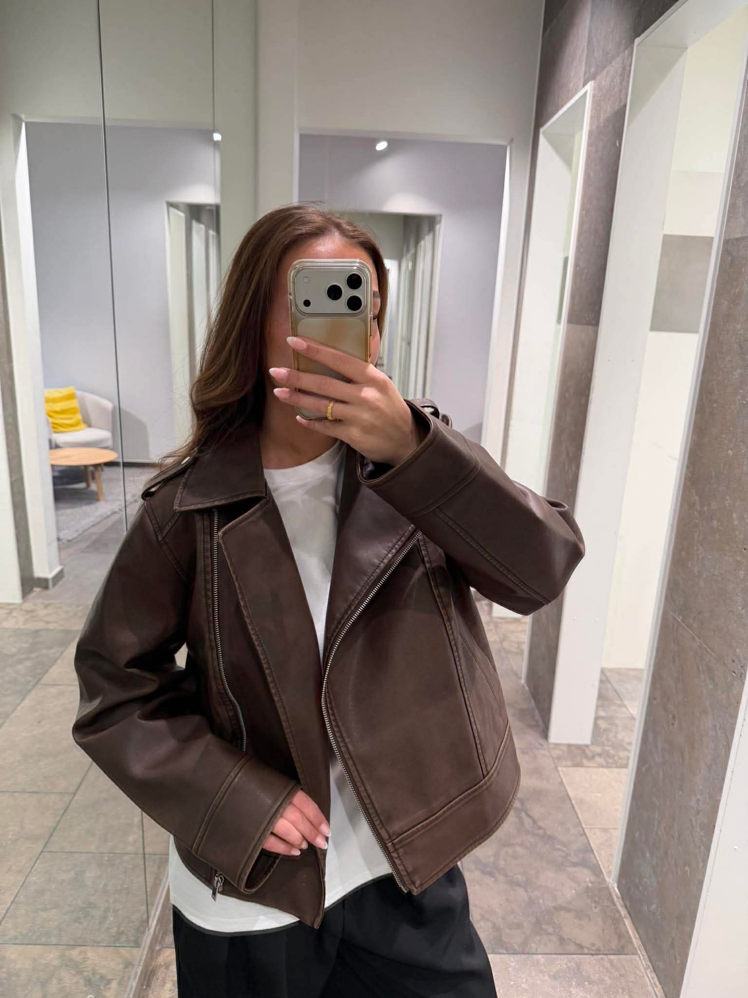 PCJOSIE Biker - Hot Fudge