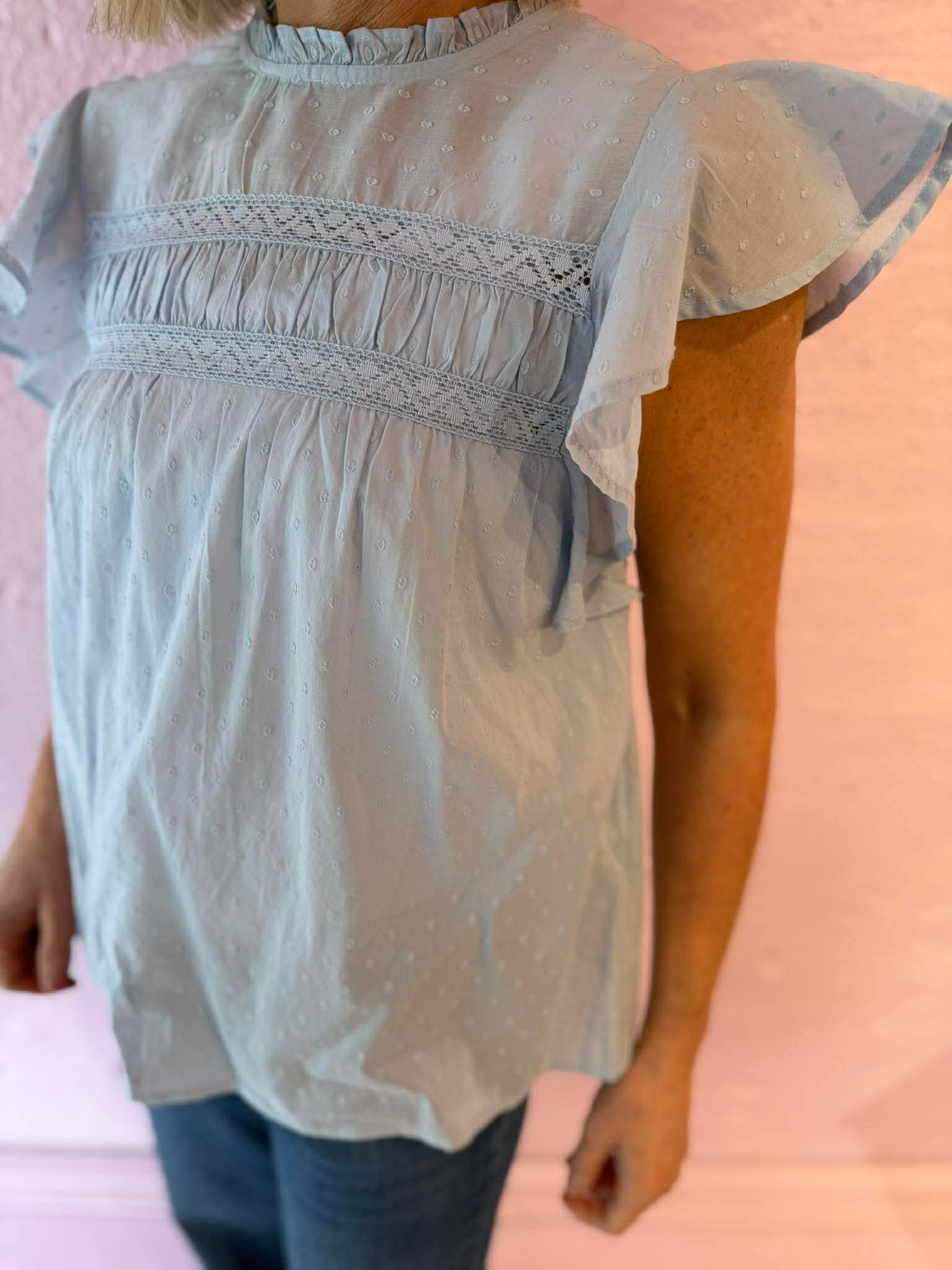 VMTRINE Top - Cashmere Blue