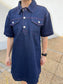 PCDEMI Short Dress - Blue Indigo
