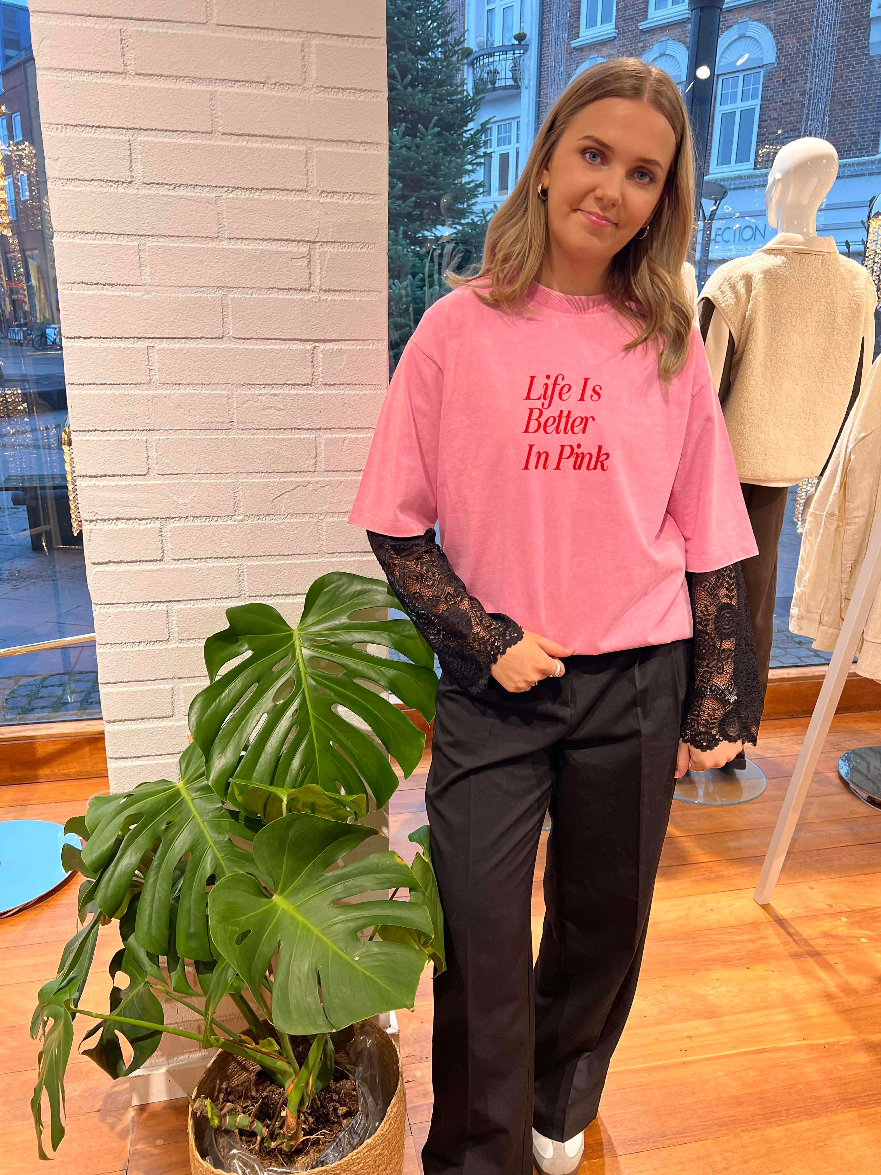 NMPOLLY T-Shirt - Begonia Pink