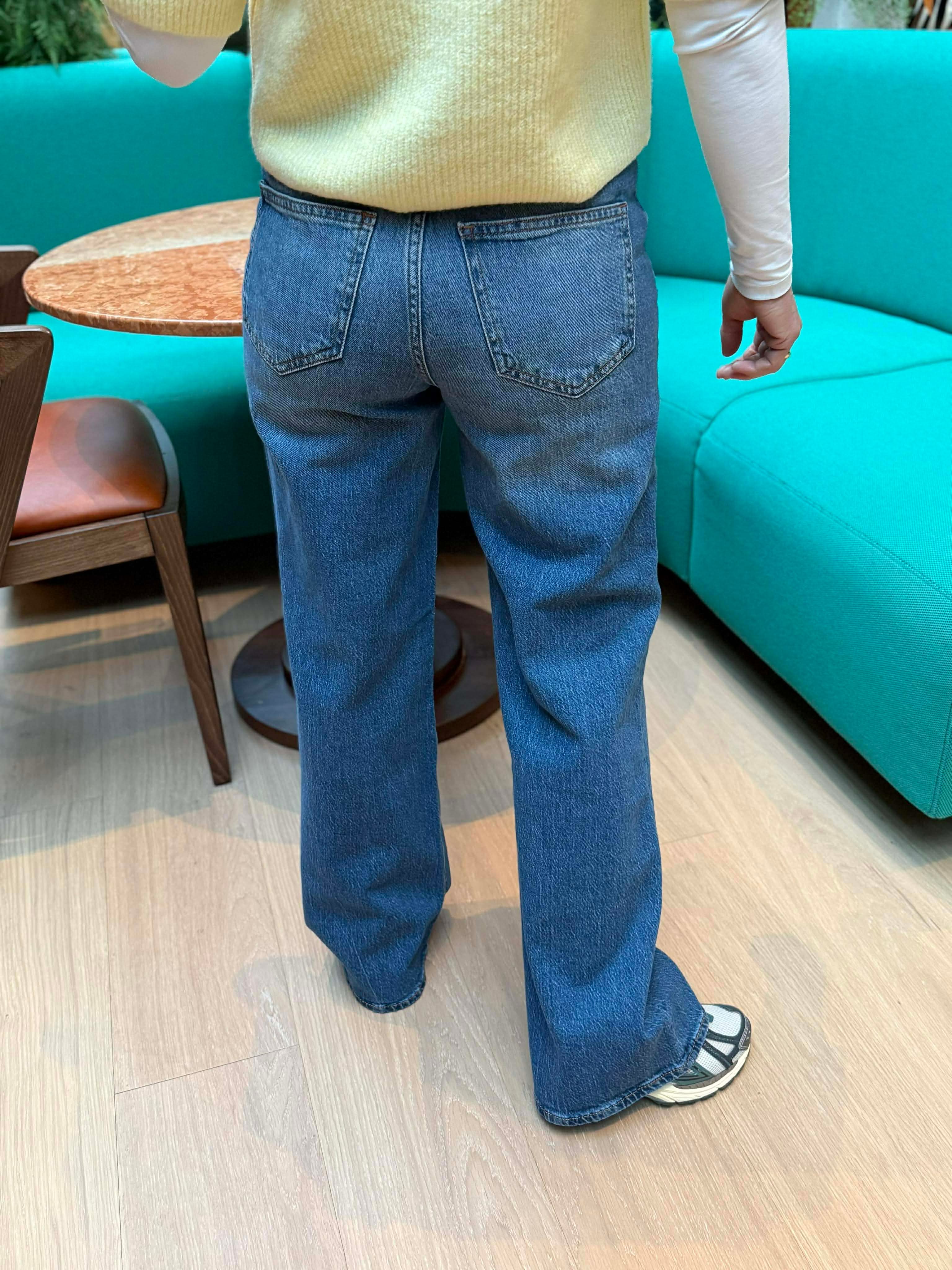 PCSILKE Jeans - Medium Blue Denim