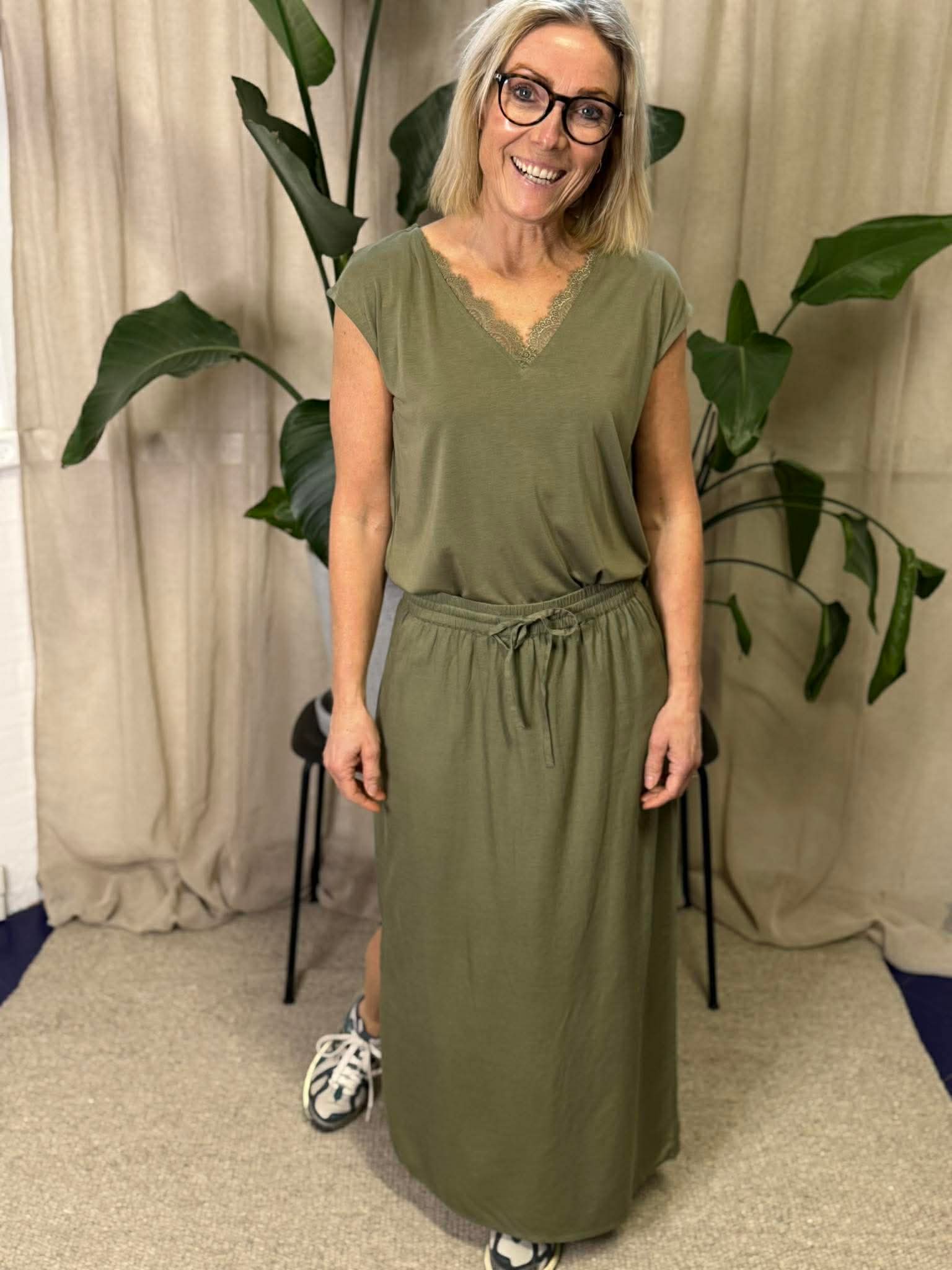 PCKAMALA T-Shirt - Grape Leaf