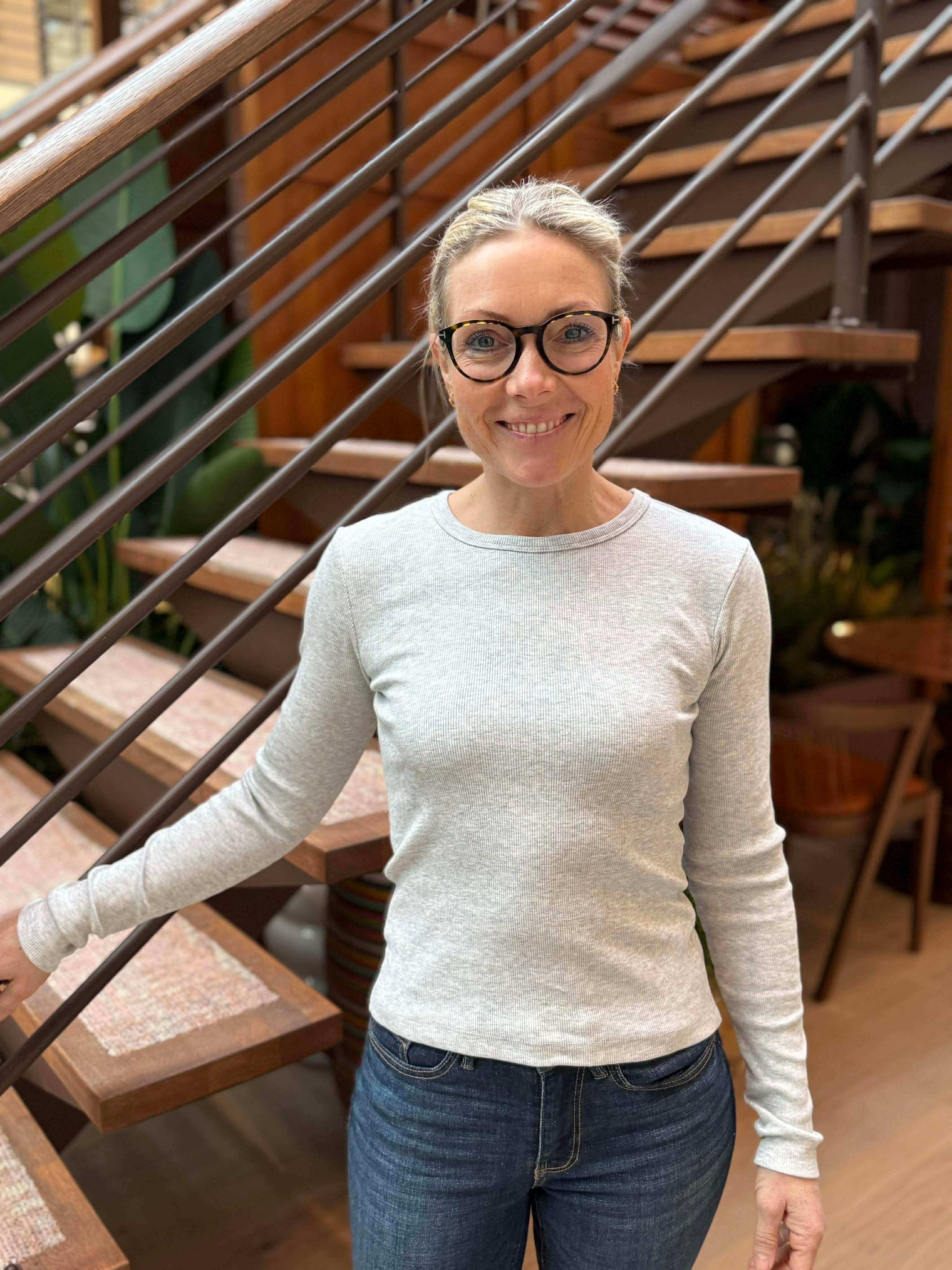 VMCHLOE T-Shirt - Light Grey Melange