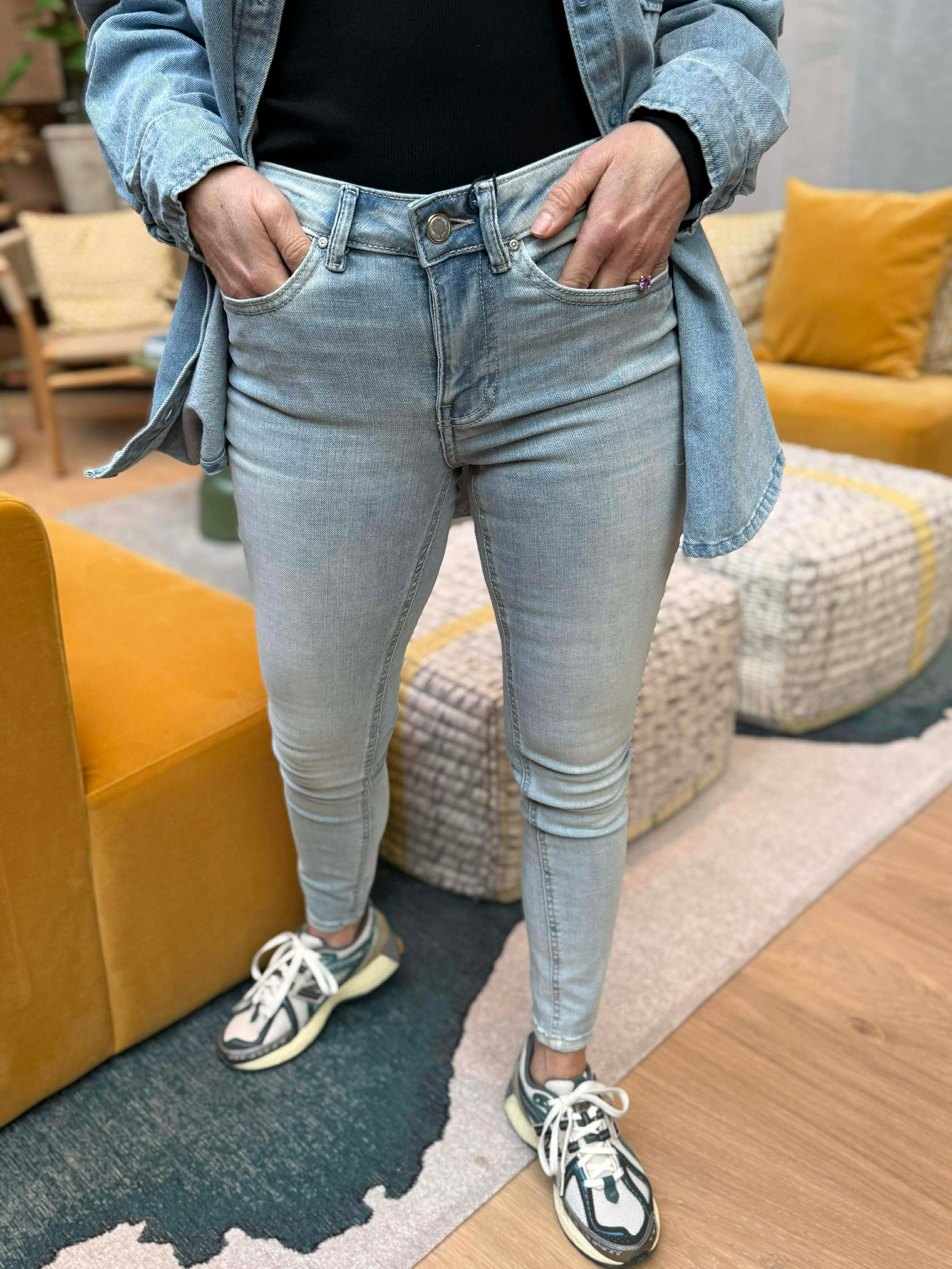 VMFLASH Skinny jeans - Light Blue Denim