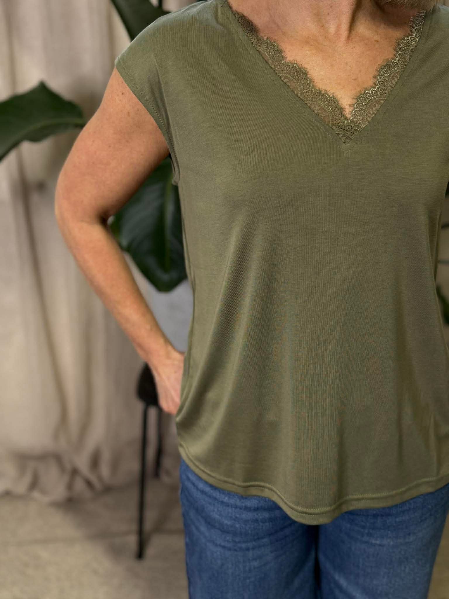 PCKAMALA T-Shirt - Grape Leaf