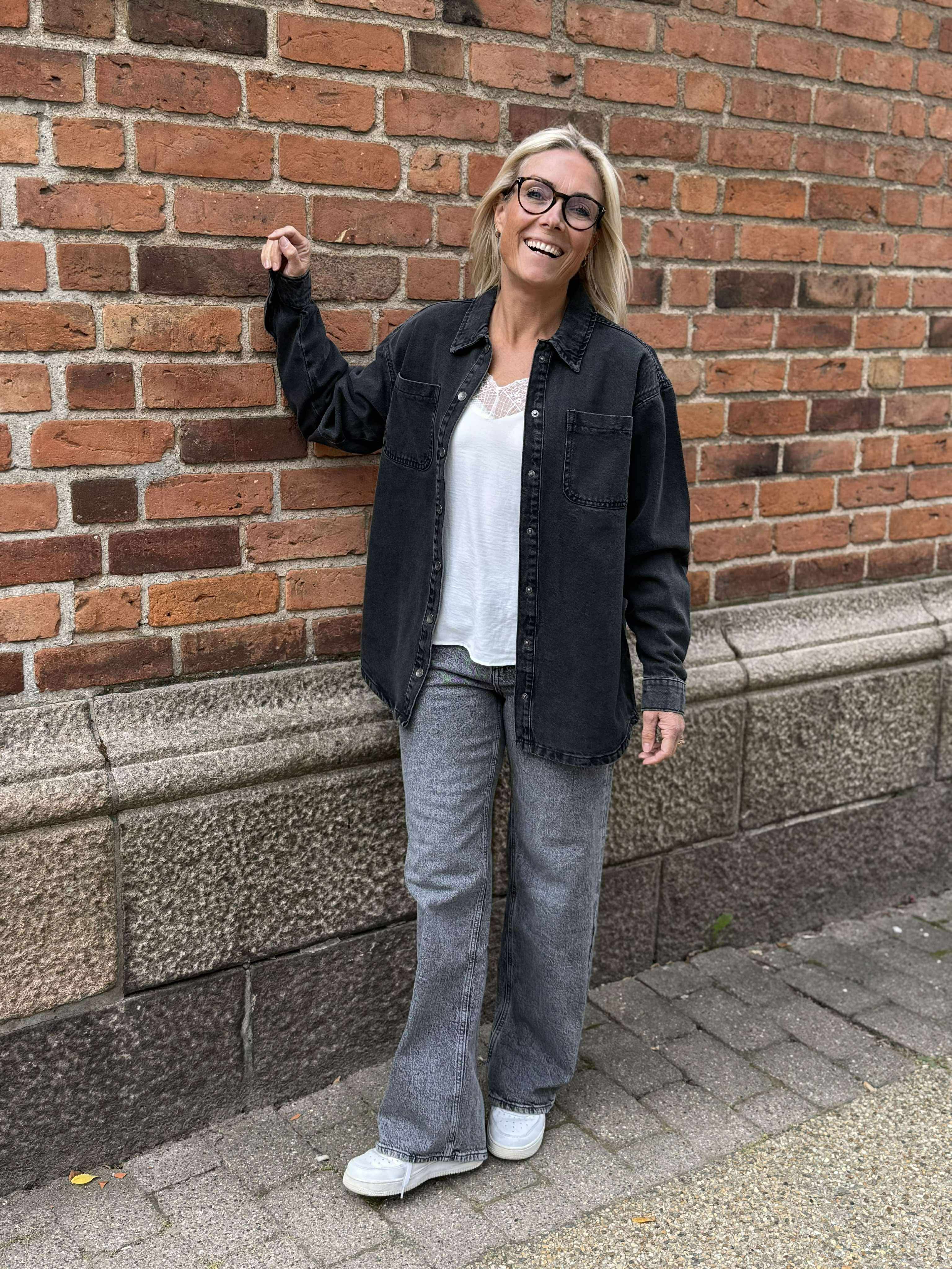 NMALVA Jacket - Black Denim