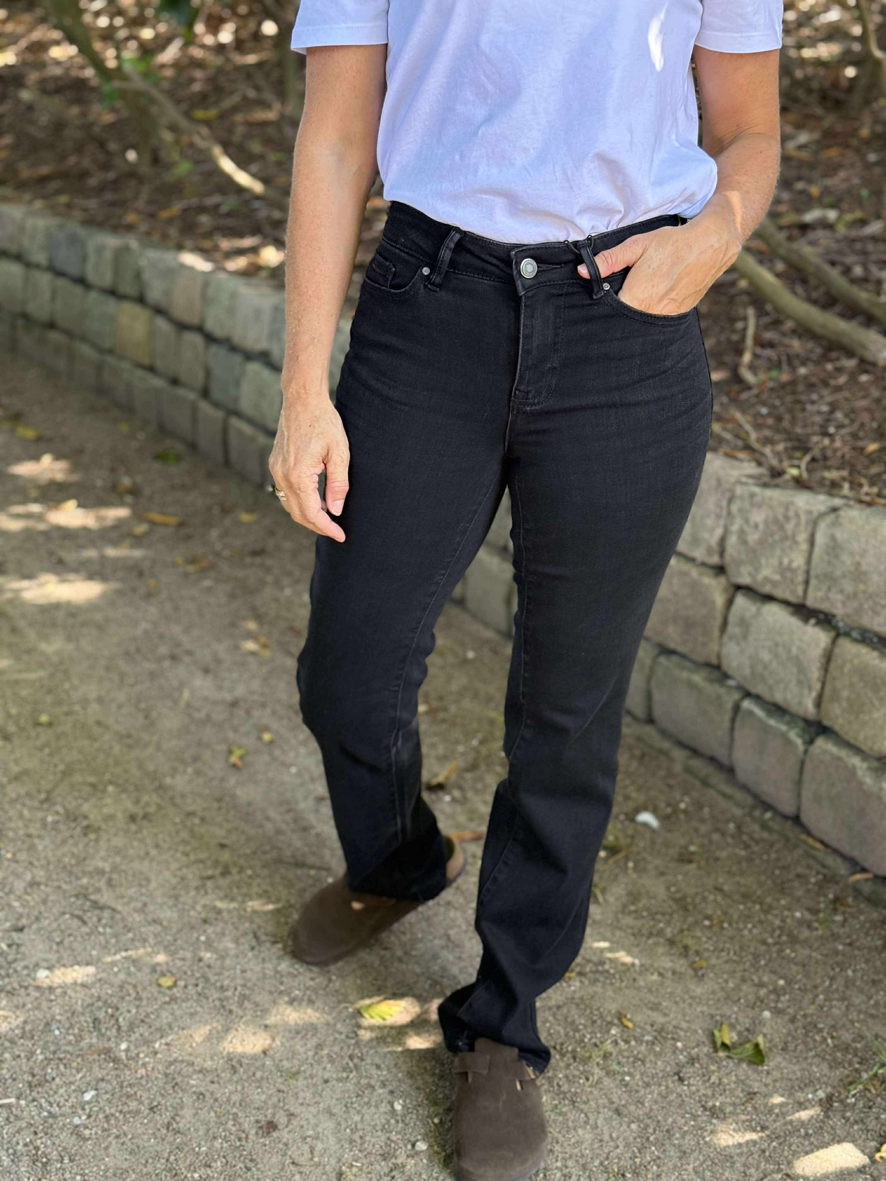 VMFLASH srtraight Jeans - Black