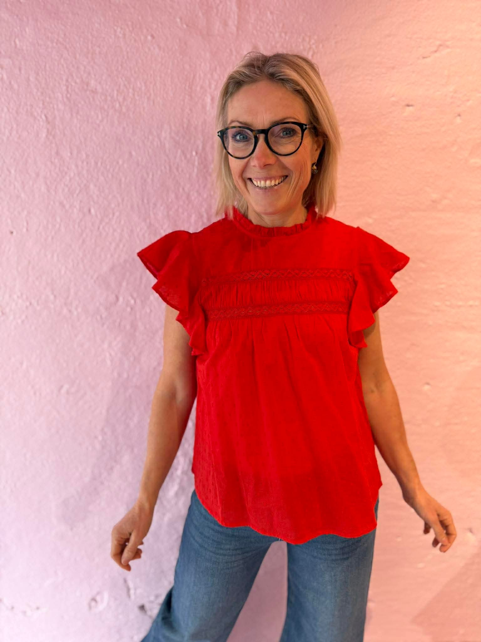 VMTRINE Top - Fiery Red