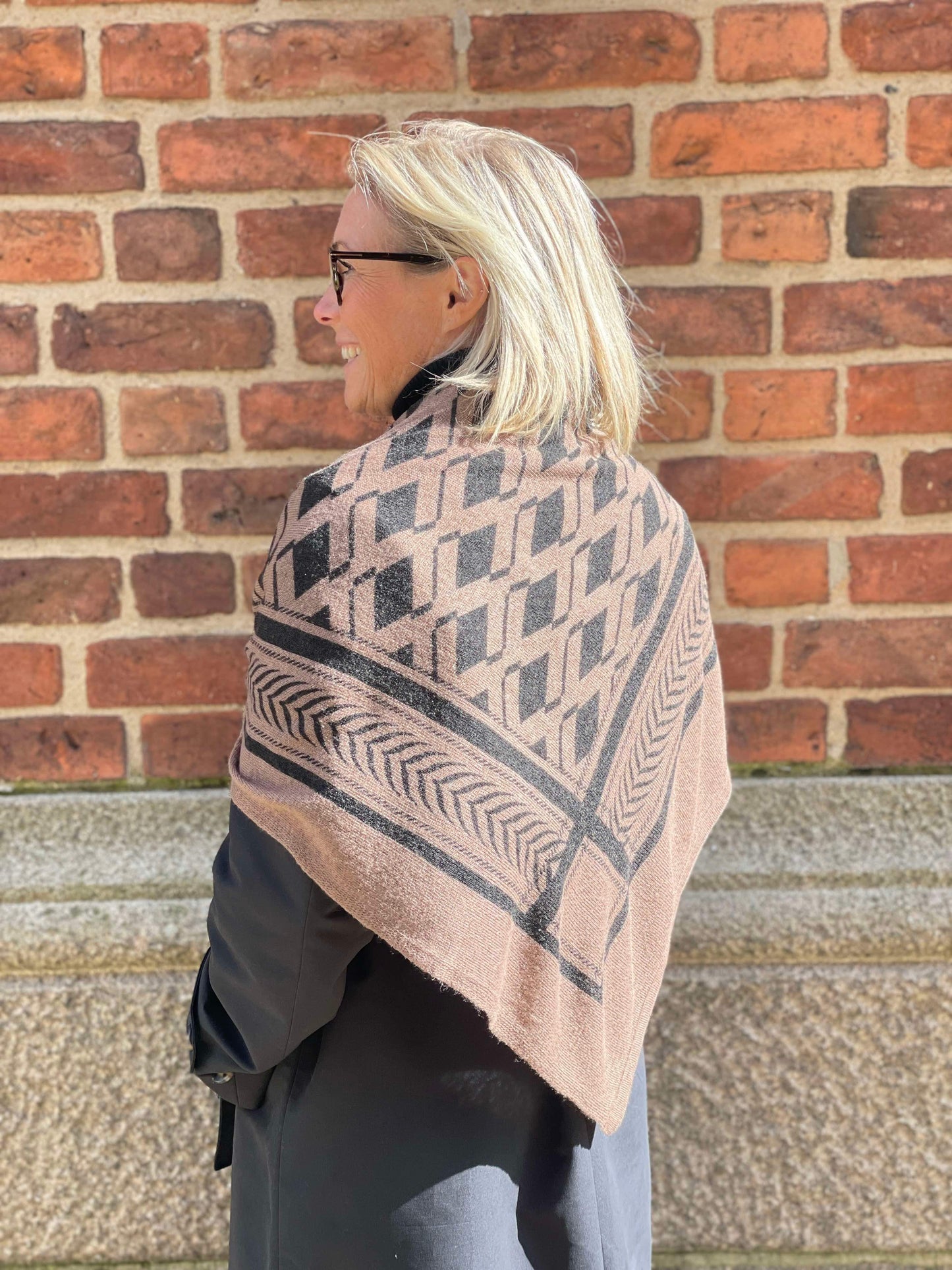 PCNOVIS Scarf - Fossil