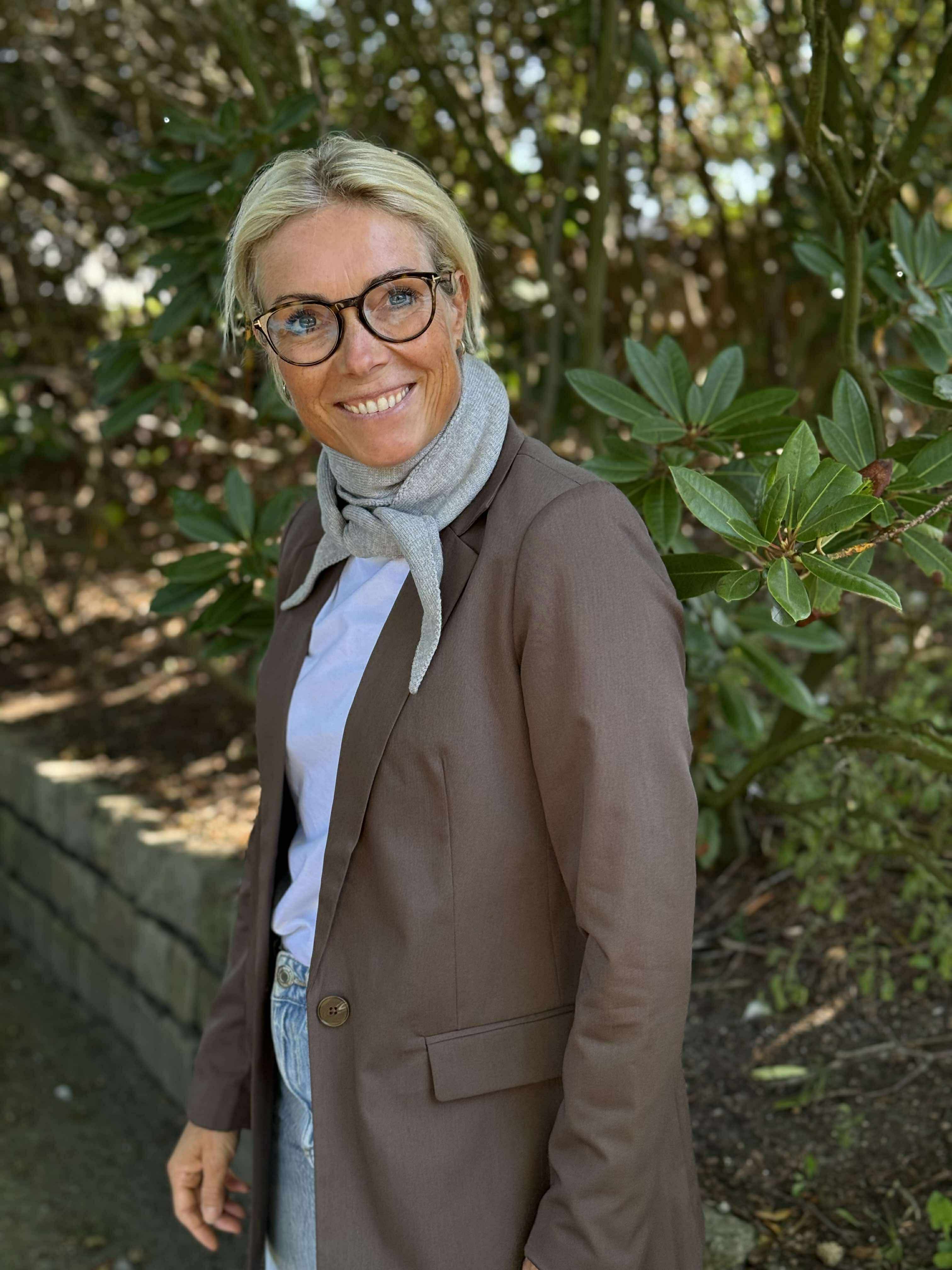 PCKOMMA Scarf - Medium Grey Melange