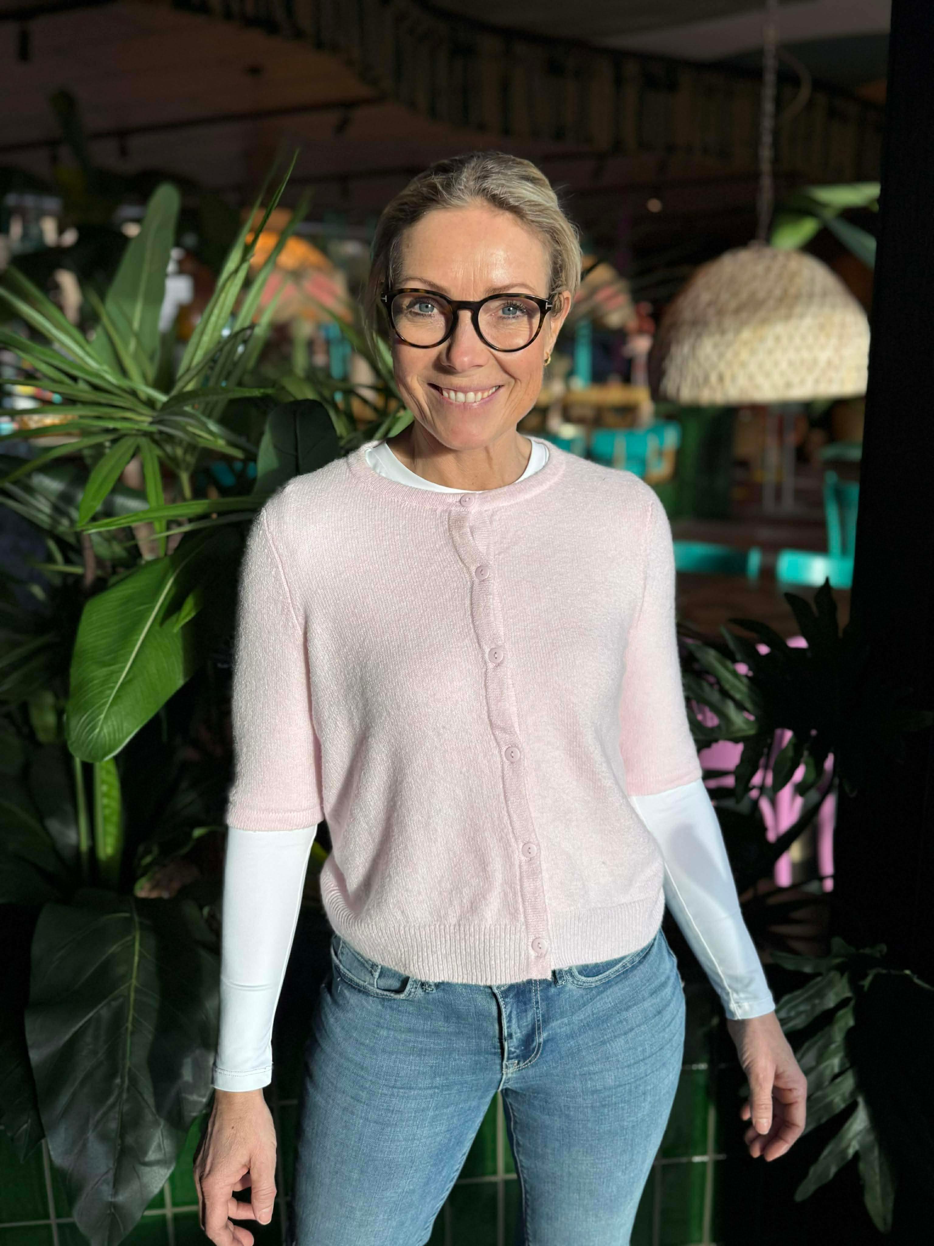 VMDOFFY Knit Cardigan - Pink-A-Boo