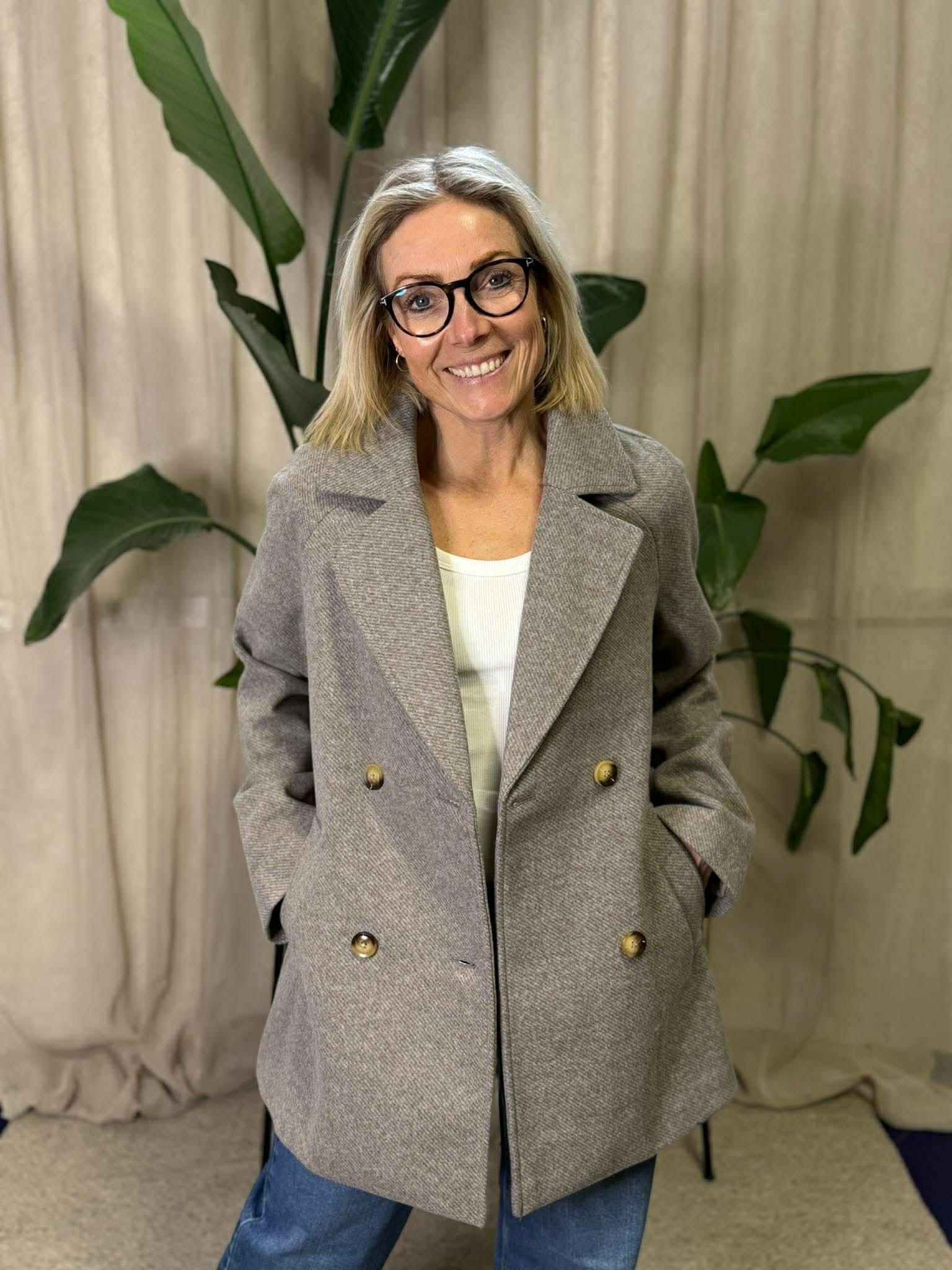 PCMARBEL Coat - Morel