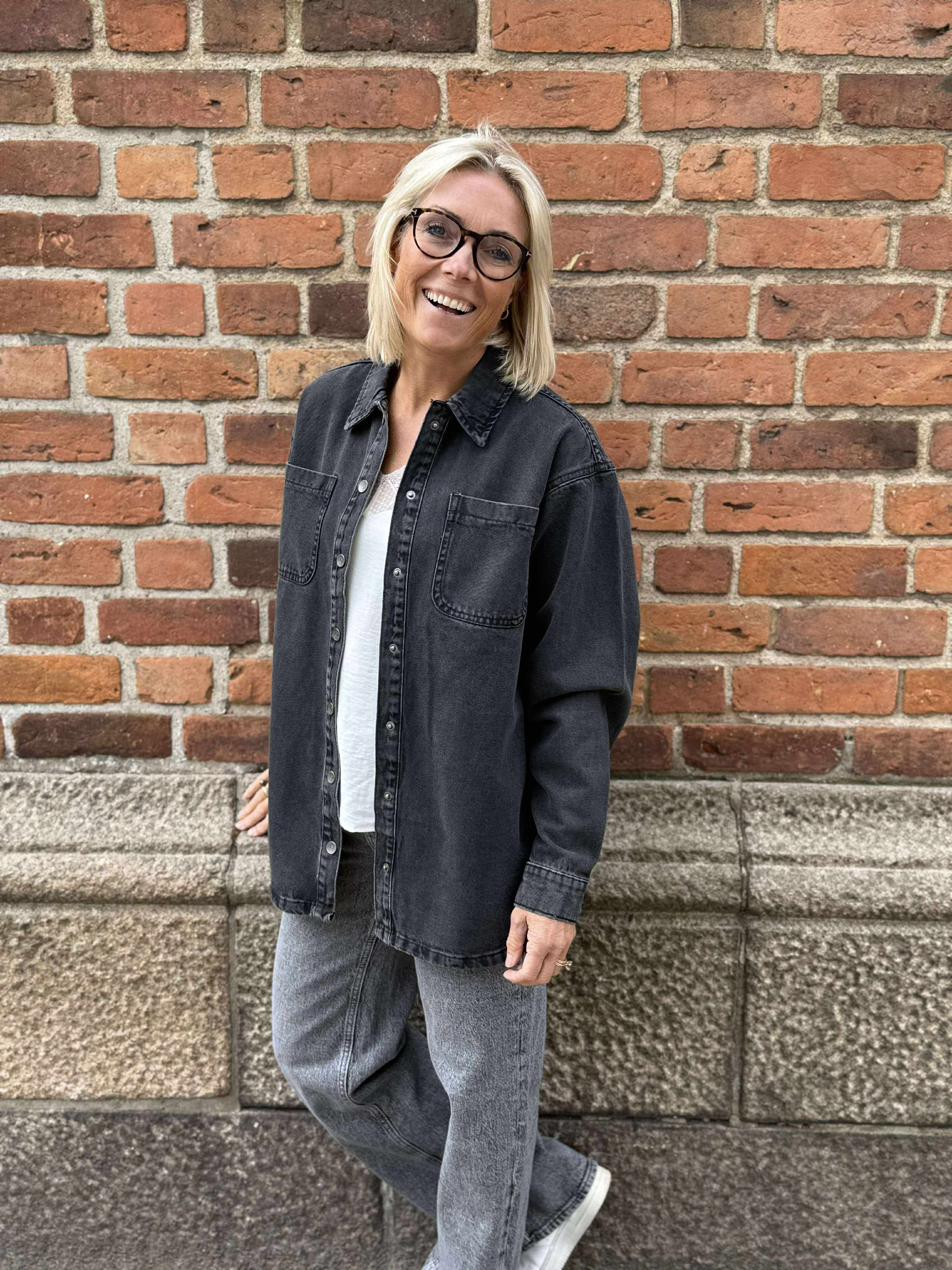 NMALVA Jacket - Black Denim