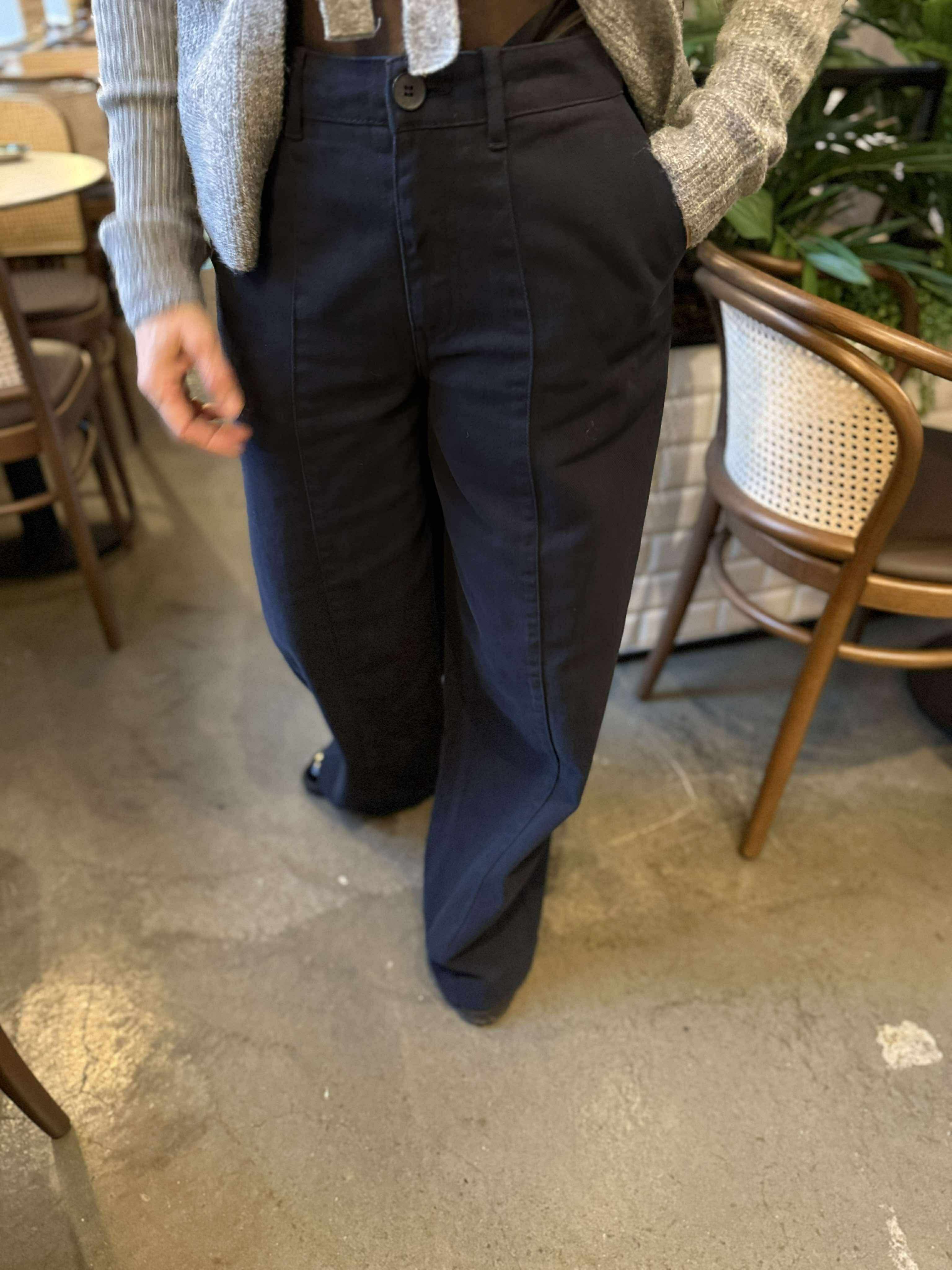 VMMARLEY Trousers - Navy Blazer
